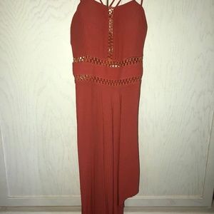 Pink Stitch High Low Dress
